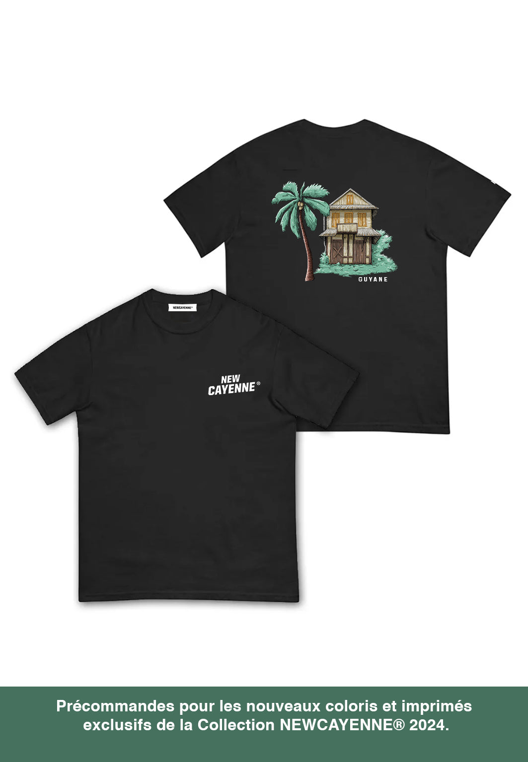 NEWCAYENNE® Maison Créole Noir (Nylon Drytech)