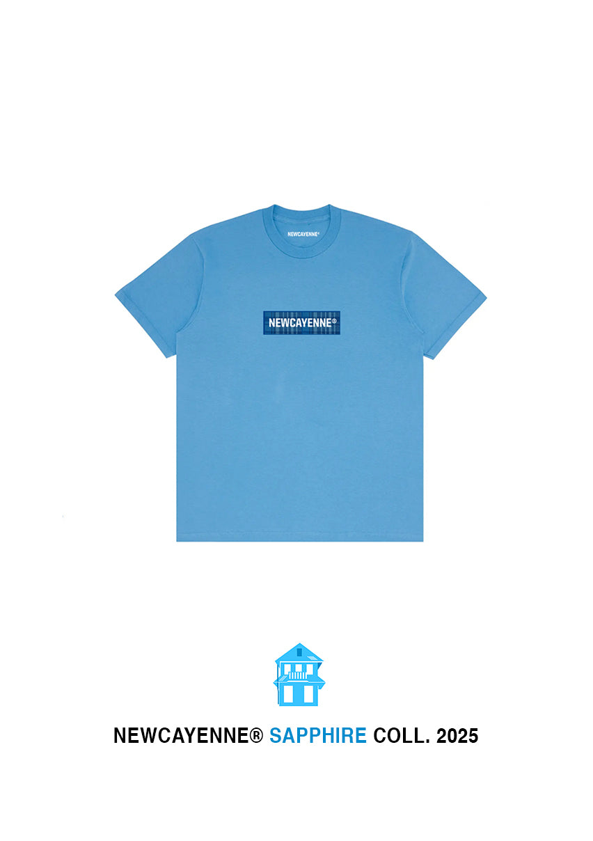 T-shirt Madras Saphir