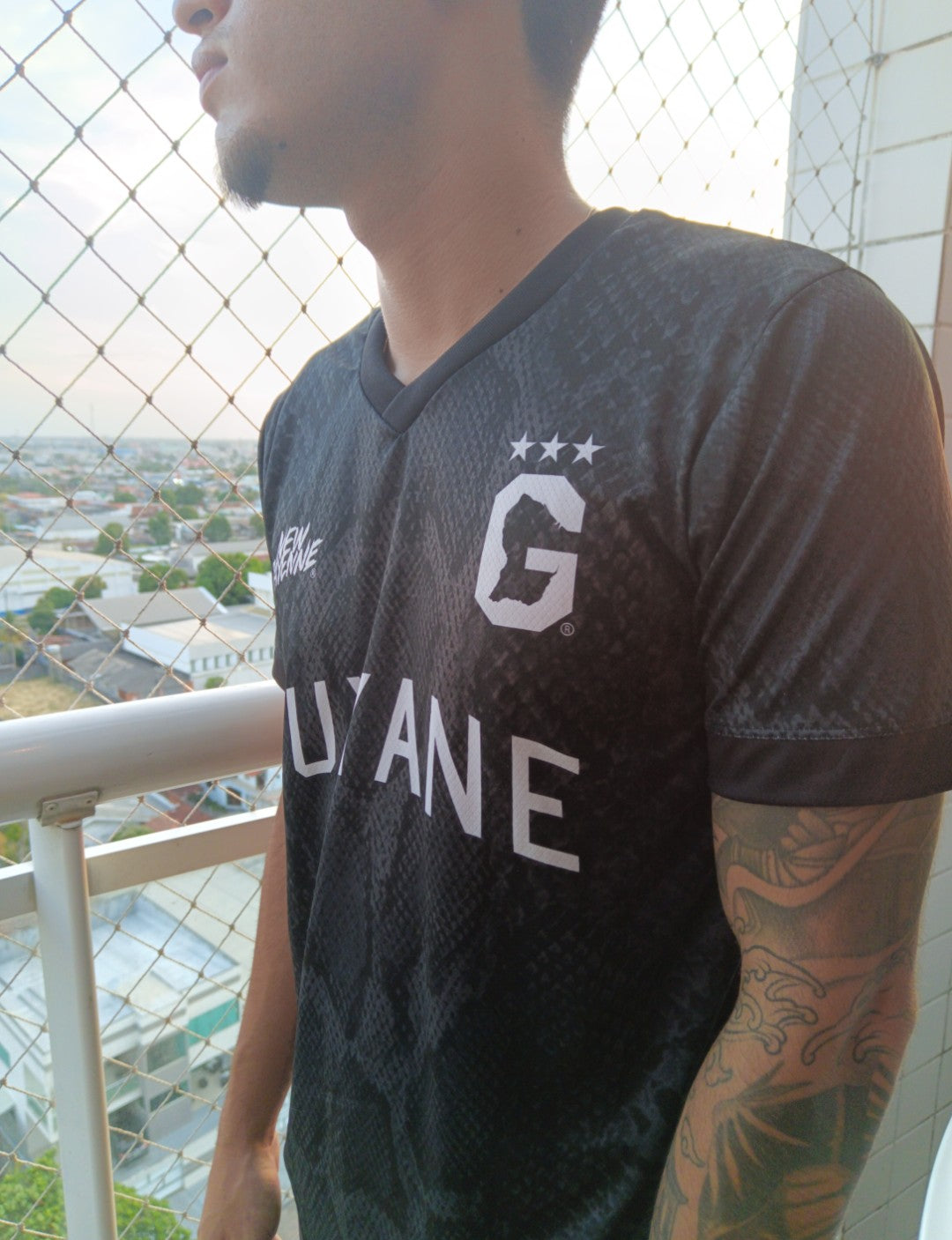 Maillot Guyane Black-Black