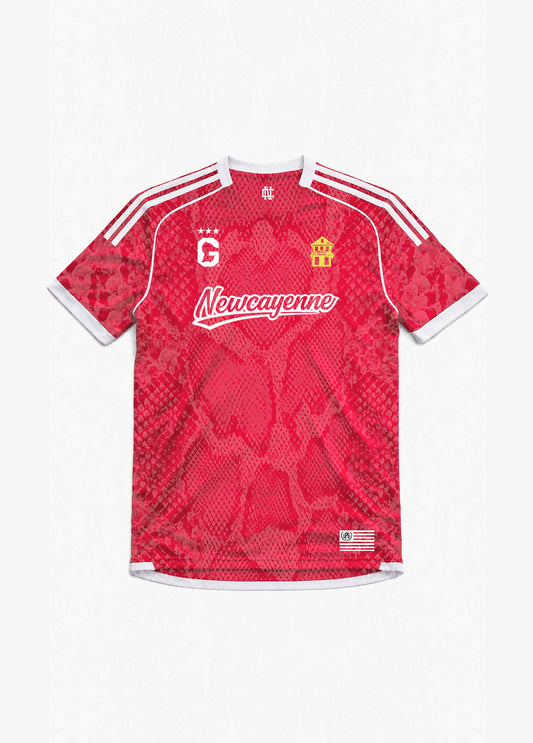 Maillot Maison Newcayenne Rouge serpent