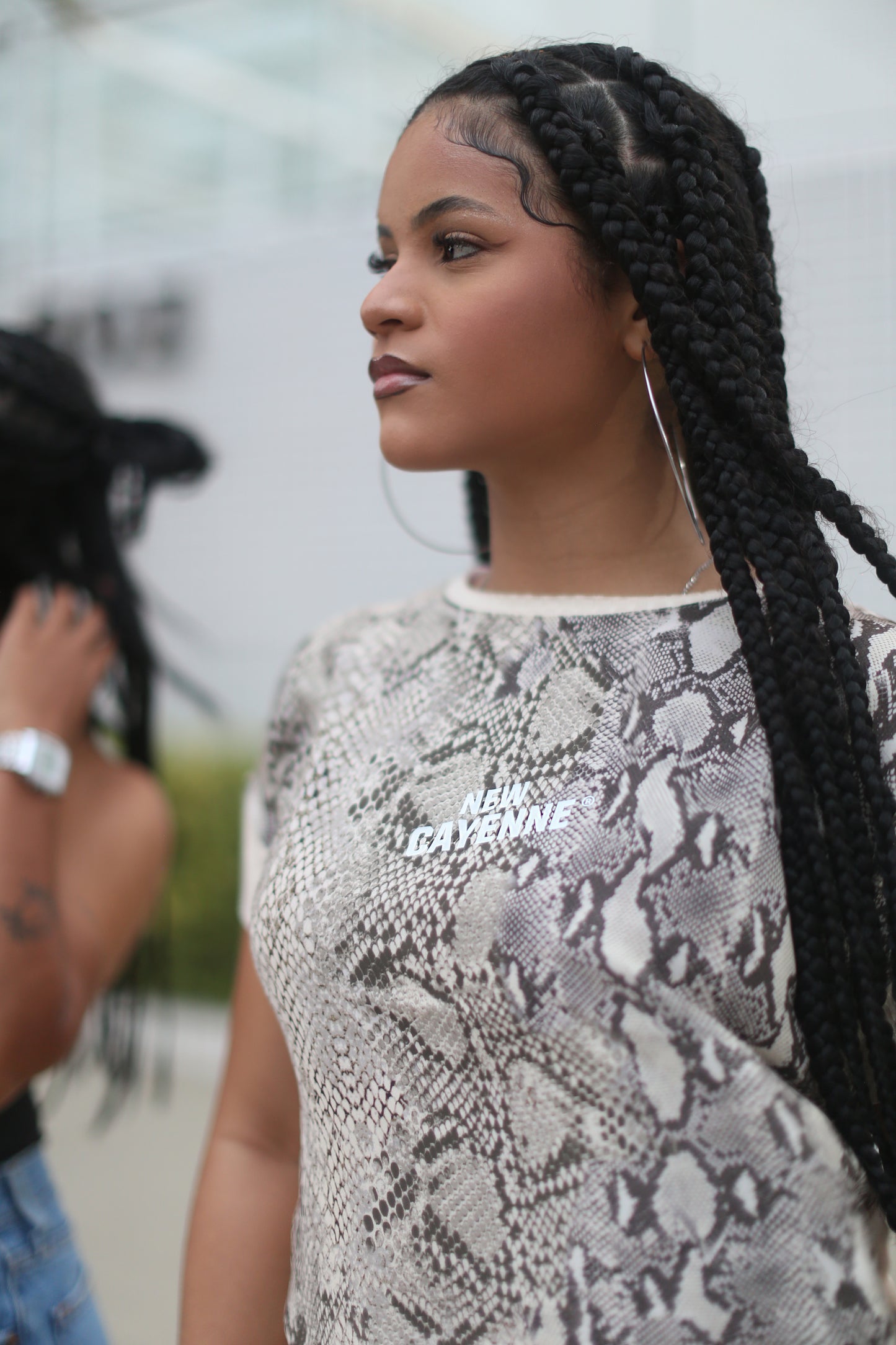 Haut imprimé serpent