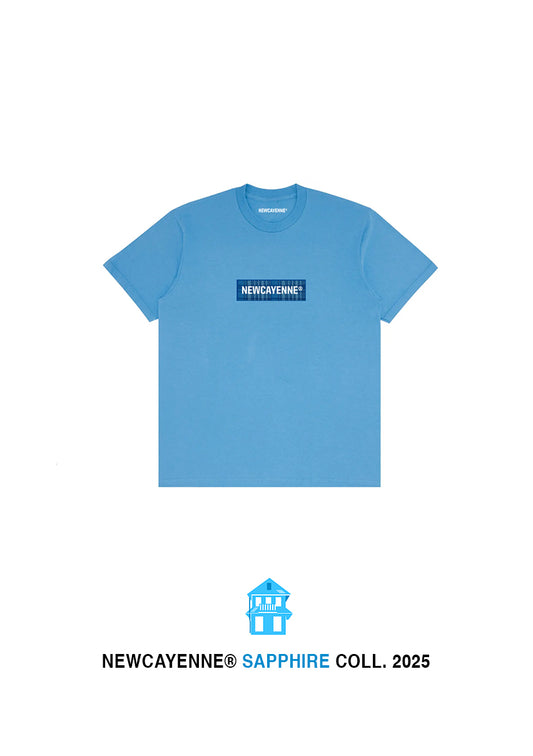 T-shirt Madras Saphir