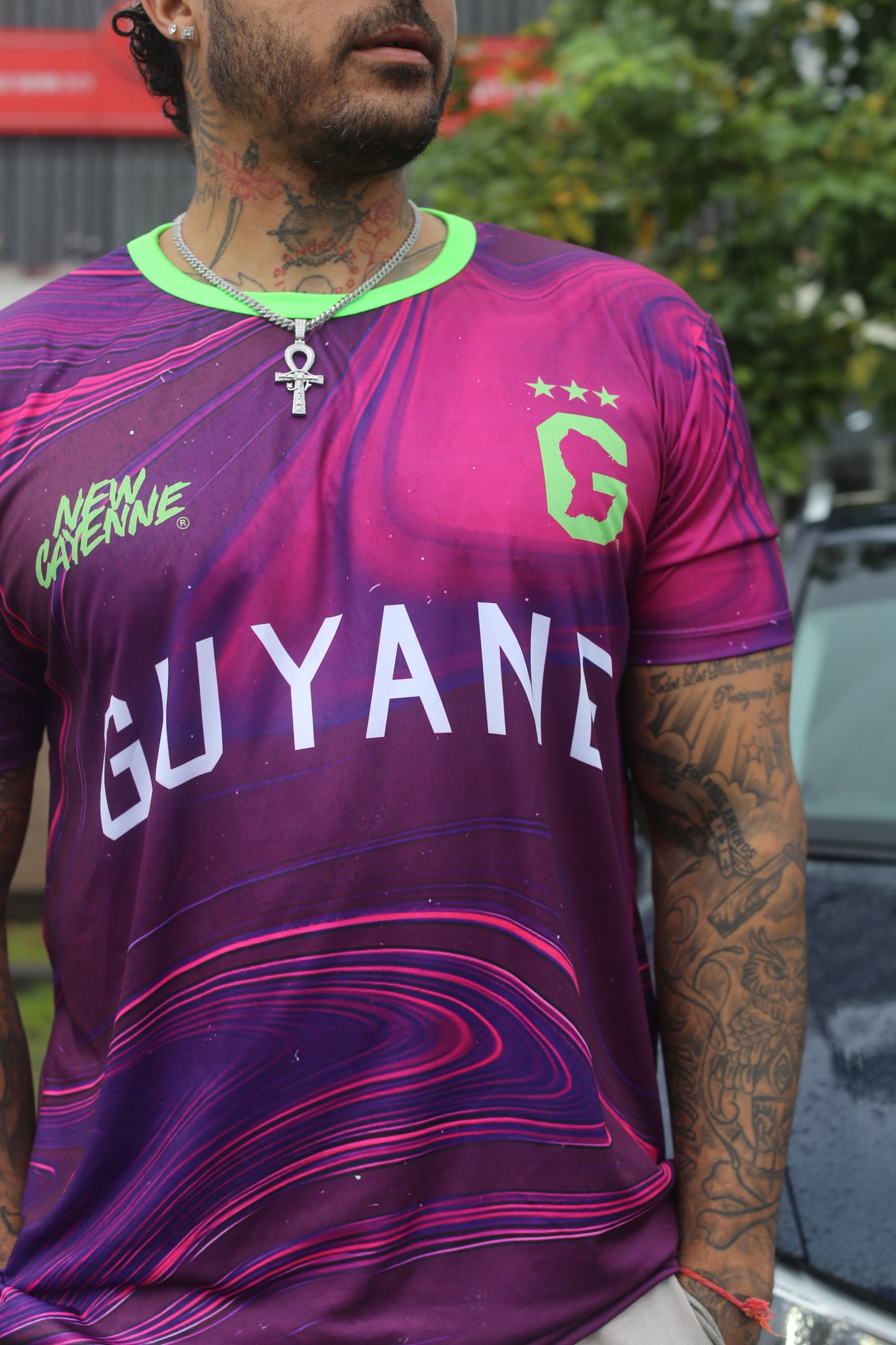 Maillot Guyane Violet