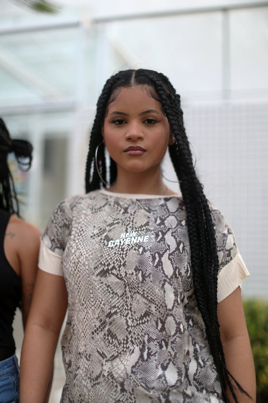 Haut imprimé serpent