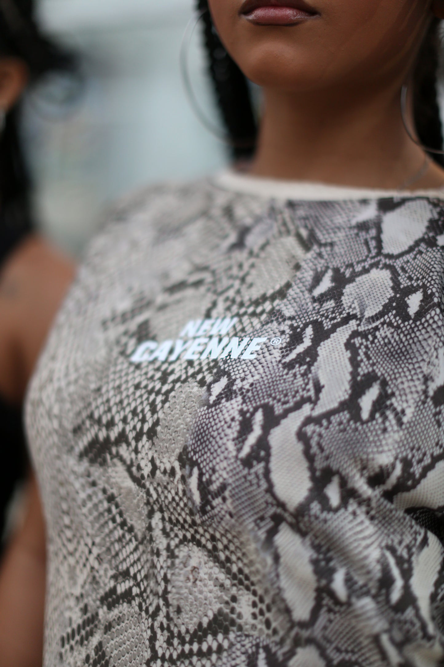 Haut imprimé serpent