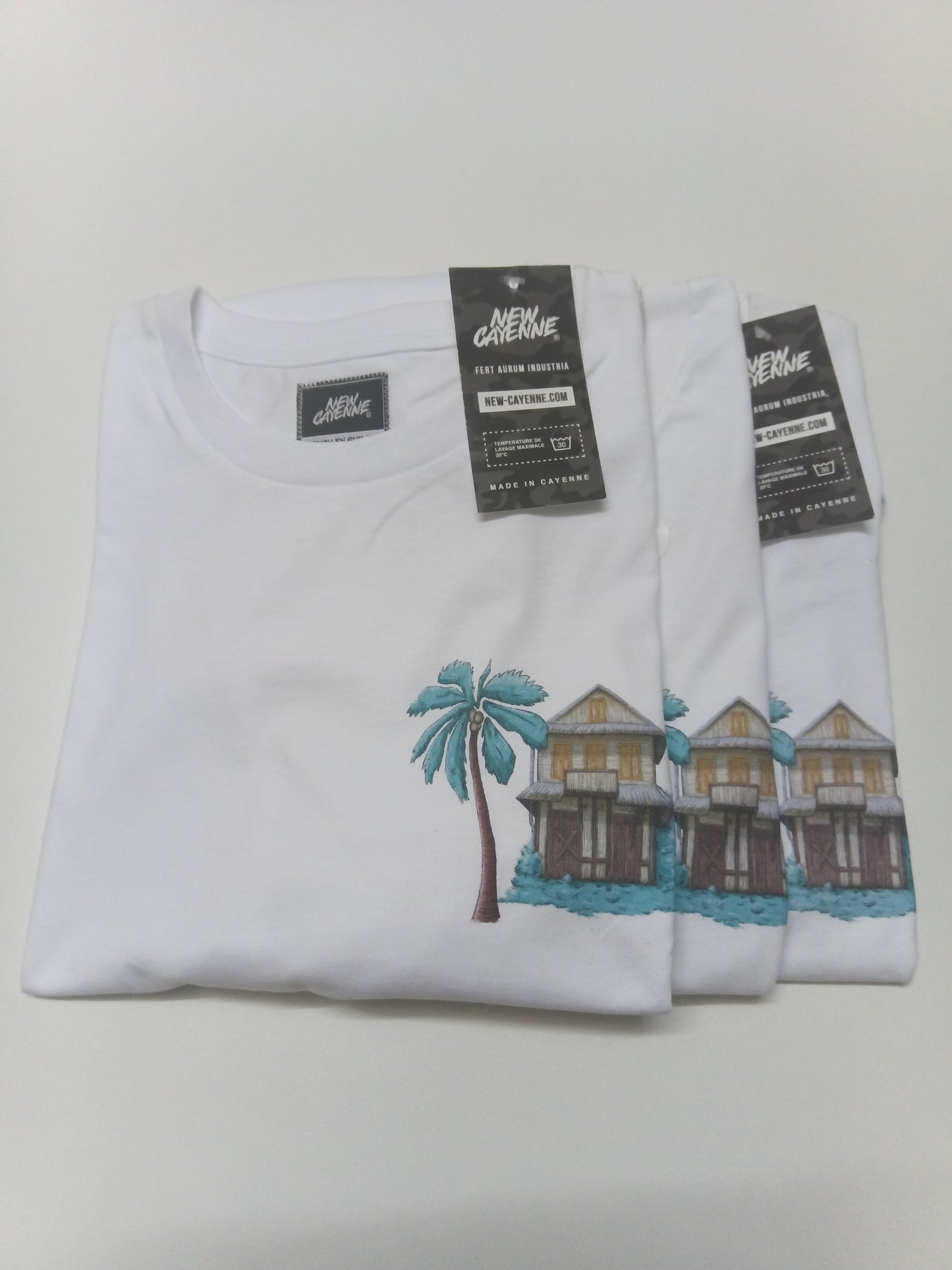T-Shirt maison créole coeur