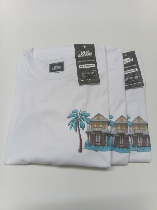 T-Shirt maison créole coeur