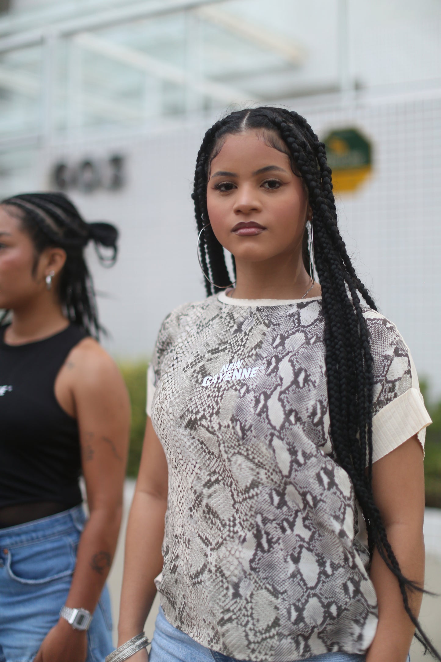 Haut imprimé serpent